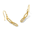 Leslie's 14K Polished and D/C Link Dangle Earrings - Image 5