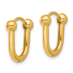 Leslie's 14K Polished Hinged Hoop Earrings - Image 2