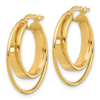 Leslie's 14K Polished Hoop Earrings - Image 2