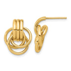 Leslie's 14K Polished Circles Post Earrings