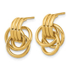 Leslie's 14K Polished Circles Post Earrings - Image 2
