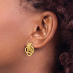 Leslie's 14K Polished Circles Post Earrings - Image 3