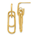 Leslie's 14K Polished Post Dangle Earrings