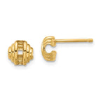 Leslie's 14K Polished Post Earrings