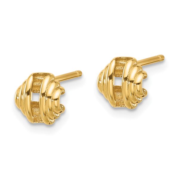 Leslie's 14K Polished Post Earrings - Image 2