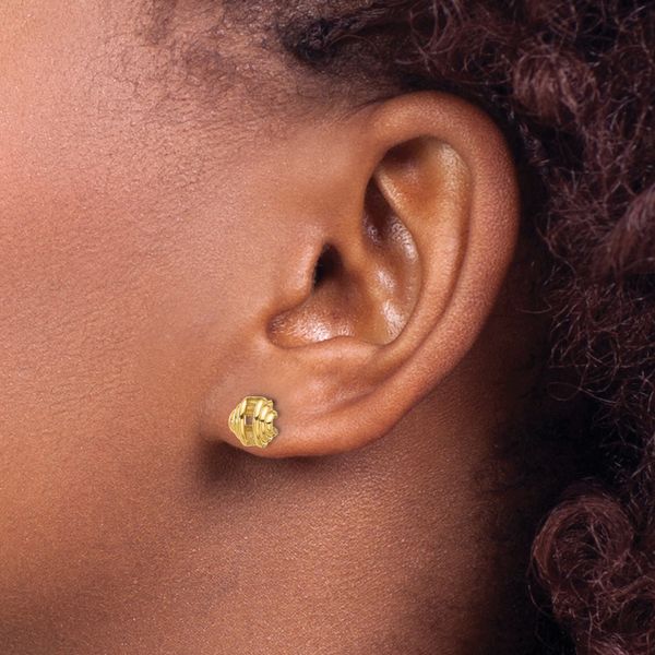 Leslie's 14K Polished Post Earrings - Image 3