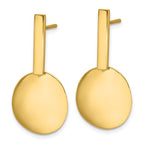 Leslie's 14K Polished Drop Post Earrings - Image 2