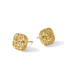 Leslie's 14K Polished Puffed Square Post Earrings - Image 5