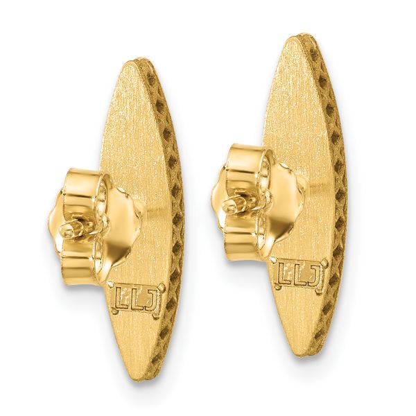 Leslie's 14K Polished Mother of Pearl Post Earrings - Image 4