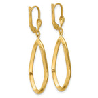Leslie's 14K Polished Dangle Leverback Earrings - Image 4