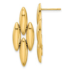 Leslie's 14K Polished Fancy Dangle Post Earrings