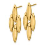 Leslie's 14K Polished Fancy Dangle Post Earrings - Image 2