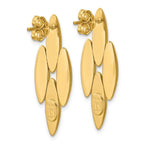 Leslie's 14K Polished Fancy Dangle Post Earrings - Image 4