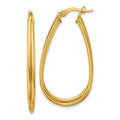 Leslie's 14K Polished Twist Hoop Earrings