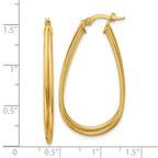 Leslie's 14K Polished Twist Hoop Earrings - Image 5