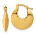Leslie's 14K Polished Round Hoop Earrings