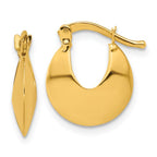 Leslie's 14K Polished Round Hoop Earrings