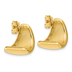 Leslie's 14K Polished Curve Post Earrings - Image 4