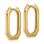 Leslie's 14K Polished Hinged Hoop Earrings - Image 2