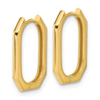 Leslie's 14K Polished Hinged Hoop Earrings - Image 4