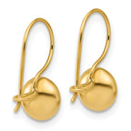 Leslie's 14K Polished Drop Button Earrings - Image 4