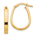 Leslie's 14K Polished U-Shape Hoop Earrings