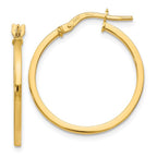 Leslie's 14K Polished Hoop Earrings