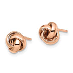 Leslie's 14K Rose Gold Polished Post Earrings - Image 2
