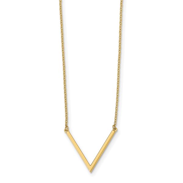 Leslie's 14K Polished with 1 in ext. Necklace - Image 2
