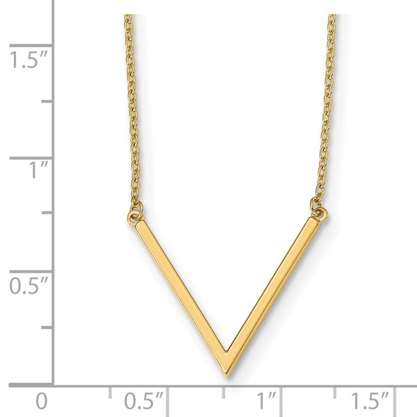 Leslie's 14K Polished with 1 in ext. Necklace - Image 3