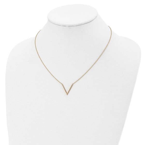 Leslie's 14K Polished with 1 in ext. Necklace - Image 4
