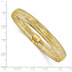 Leslie's 14K Polished Mesh Stretch Bracelet - Image 2