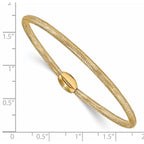 Leslie's 14K Polished Mesh Stretch Bracelet - Image 3