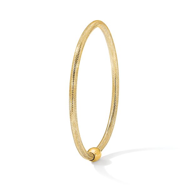 Leslie's 14K Polished Mesh Stretch Bracelet - Image 4