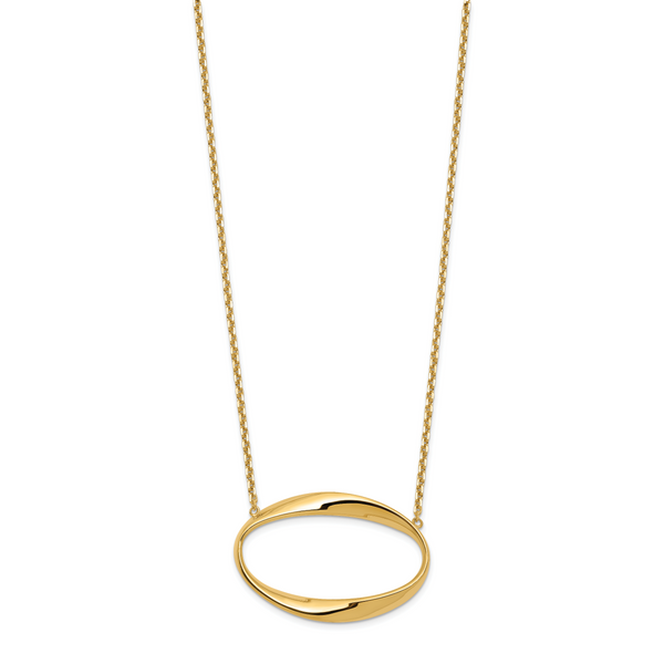 Leslie's 14K Polished with 1in ext. Necklace - Image 2