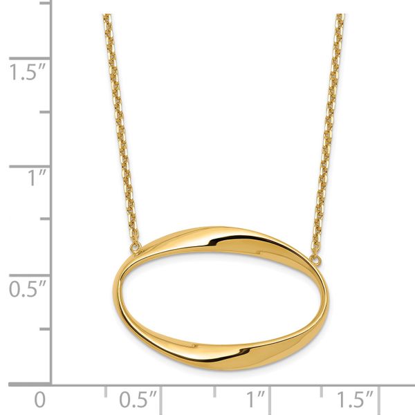 Leslie's 14K Polished with 1in ext. Necklace - Image 3
