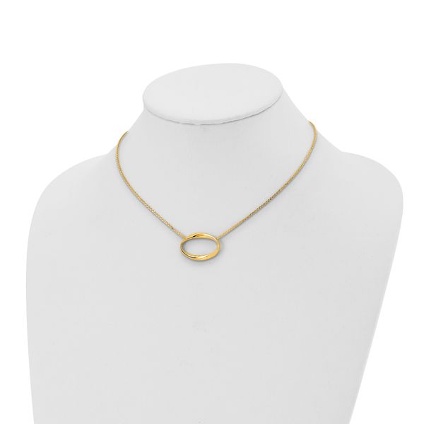 Leslie's 14K Polished with 1in ext. Necklace - Image 4