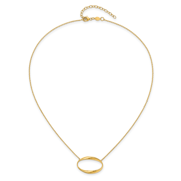 Leslie's 14K Polished with 1in ext. Necklace - Image 5