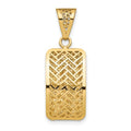 Leslie's 14K Polished Hollow Fancy Pendant