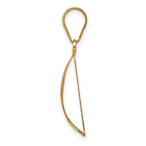 Leslie's 14K Polished Hollow Fancy Pendant - Image 2