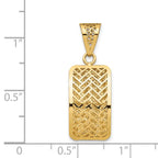 Leslie's 14K Polished Hollow Fancy Pendant - Image 4