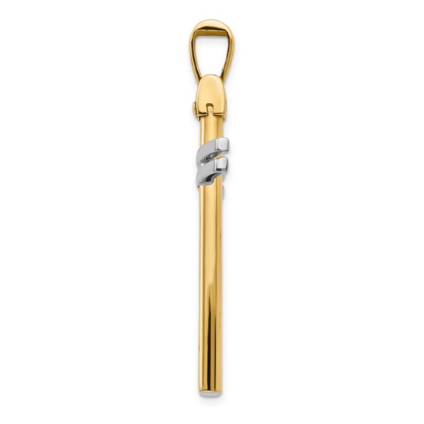 Leslie's 14K Polished Cross Pendant - Image 2