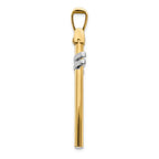 Leslie's 14K Polished Cross Pendant - Image 2