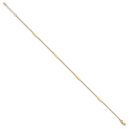 Leslie's 14K Polished w/1 in ext. Anklet - Image 2