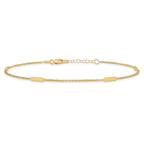 Leslie's 14K Polished w/1 in ext. Anklet - Image 3