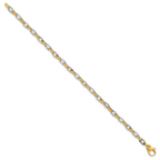 Leslie's 14K Two-tone Polished D/C Bracelet - Image 2