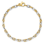 Leslie's 14K Two-tone Polished D/C Bracelet - Image 4