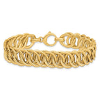 Leslie's 14K Polished D/C Reversible Bracelet - Image 3