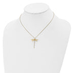 Leslie's 14K Polished Dragonfly w/2 in ext. Necklace - Image 4