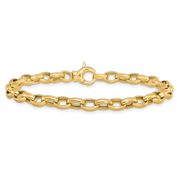 Leslie's 14K Polished Fancy Link Bracelet - Image 3